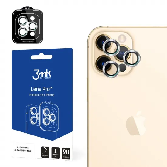 3MK Lens Protection Pro iPhone 12 Pro Max Camera lens protection with mounting frame 1 pc.