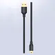 Ugreen 5 pin gold-plated USB cable - mini USB 0.25m black (US132)
