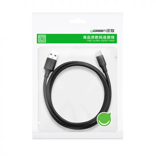 Ugreen cable USB-Kabel - USB Type C Quick Charge 3.0 3A 0,25 m schwarz (US287 60114)