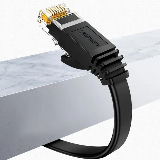 Ugreen Flat LAN Ethernet Cat. 6 5m schwarz (NW102)