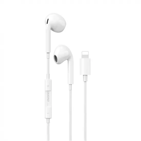 Dudao X14PROL-W1 in-ear headphones with Lightning connector white (X14PROL-W1)