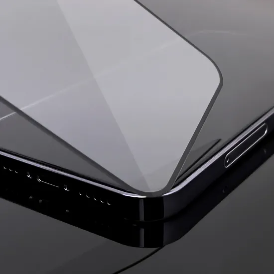Wozinsky Tempered Glass Full Glue Super Tough Screen Protector Full Coveraged with Frame Case Friendly for Motorola Moto G71 5G black