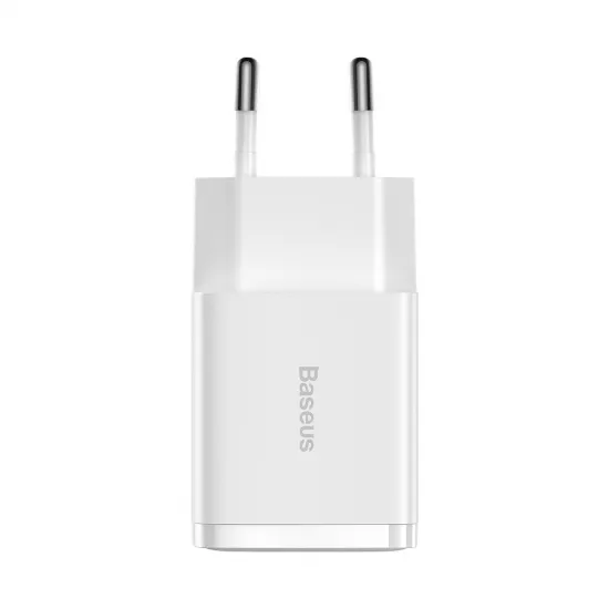 Baseus Compact charger 2x USB 10.5W white (CCXJ010202)