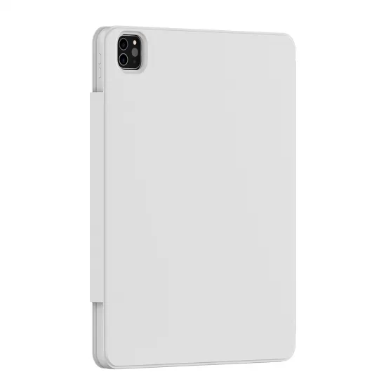 Baseus Safattach Y-type case for iPad Pro 12.9&quot; 2018/2020/2021 cover with stand white (ARCX010102)