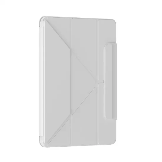 Baseus Safattach Y-type case for iPad Pro 12.9&quot; 2018/2020/2021 cover with stand white (ARCX010102)