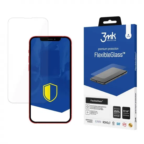 Tempered glass for iPhone 13 Pro / iPhone 13 hybrid flexi 7H from the 3mk FlexibleGlass series