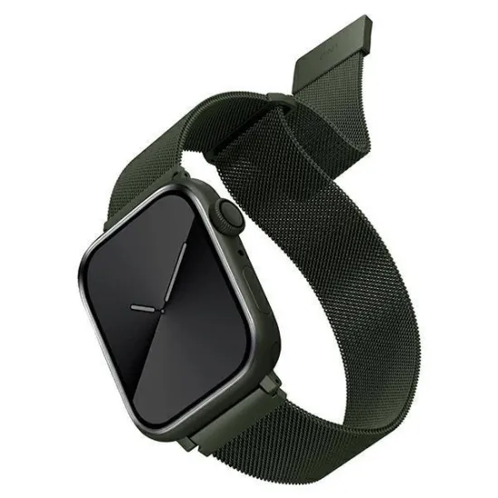 Uniq case Dante strap for Apple Watch 1/2/3/4/5/6/7/8/9/SE/SE2 42/44/45mm Stainless Steel - green