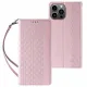 Magnet Strap Case for iPhone 12 Pro Pouch Wallet + Mini Lanyard Pendant Pink