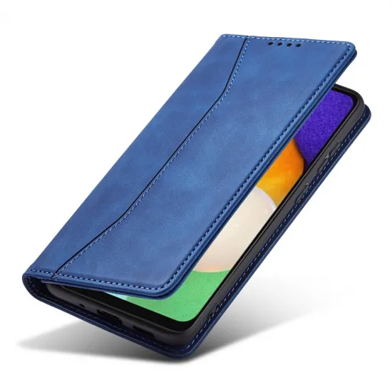 Magnet Fancy Case Case für Samsung Galaxy A13 5G Beutel Brieftasche Kartenhalter Blau