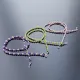Chain for glasses beads pendant green