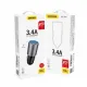Dudao car charger 2x USB 3.4A gray (R5s gray)