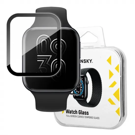 Wozinsky Watch Glass hybrid glass for Oppo Watch 41 mm black