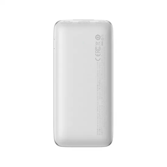 Baseus Bipow Pro power bank 10000mAh 22.5W + USB cable 3A 0.3m white (PPBD040002)
