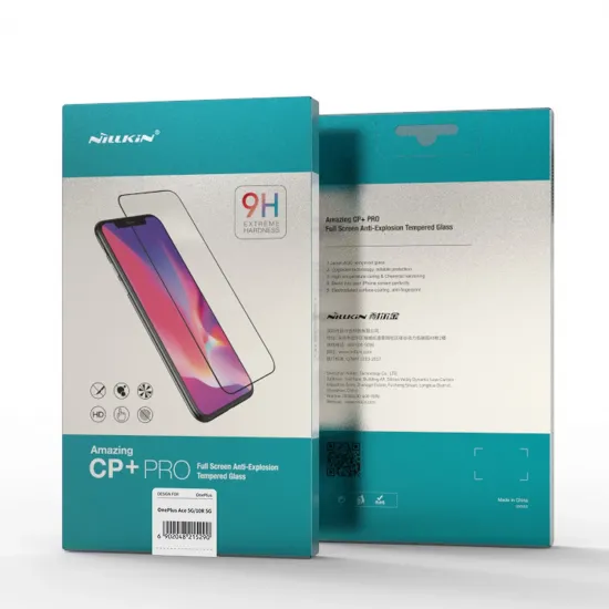 Nillkin CP+PRO ultradünnes gehärtetes Glas für den gesamten Bildschirm mit einem 0,2-mm-Rahmen 9H OnePlus Ace schwarz