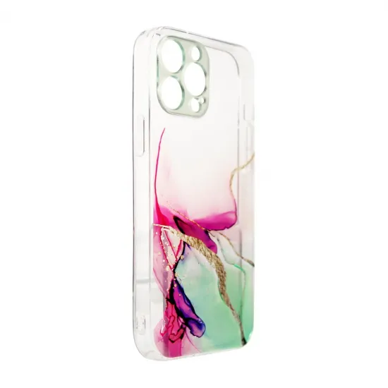 Marble Case for iPhone 12 Pro Max Gel Cover Mint Marble
