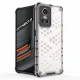 Honeycomb case armored cover with a gel frame Realme GT Neo 3 transparent