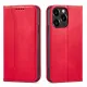 Magnet Fancy Case case for iPhone 14 flip cover wallet stand red