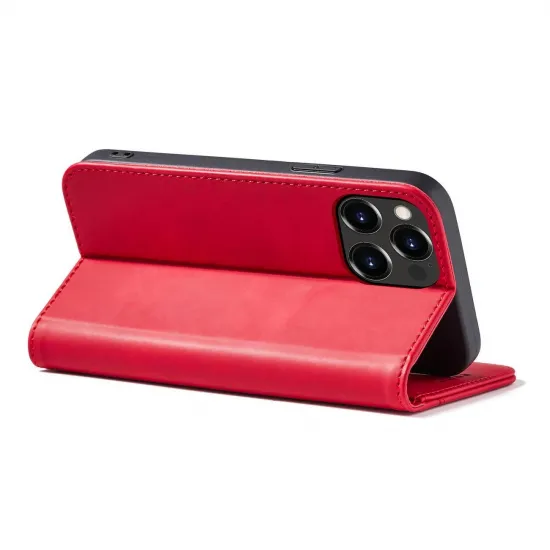 Magnet Fancy Case case for iPhone 14 flip cover wallet stand red