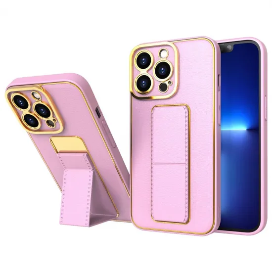 New Kickstand Case case for iPhone 13 with stand pink