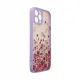 Design Case for iPhone 12 Pro floral purple