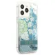 Guess GUHCP13XLFLSN iPhone 13 Pro Max 6.7&quot; green/green hardcase Flower Liquid Glitter