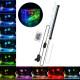 GloboStar® 79676 Φωτιστικό Ενυδρείου &amp; Οξυγονωτής / Μηχανισμός Φυσαλίδων 45cm LED 18W 180° AC 230V Αδιάβροχο IP68 με Ασύρματο Χειριστήριο IR Πολύχρωμο RGB Dimmable