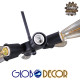 GloboStar® CONFOR 01036 Μοντέρνο Industrial Φωτιστικό Οροφης Πολύφωτο Μαύρο Μεταλλικό Φ24 x Y8cm