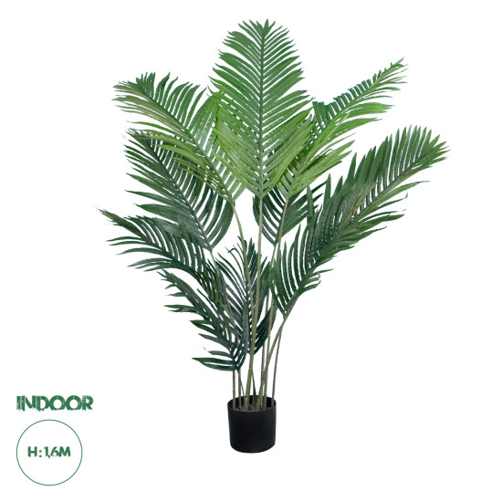 GloboStar® Artificial Garden ARECA PALM TREE 20009 - Τεχνητό Διακοσμητικό Φυτό Φοινικόδεντρο Αρέκα Υ160cm