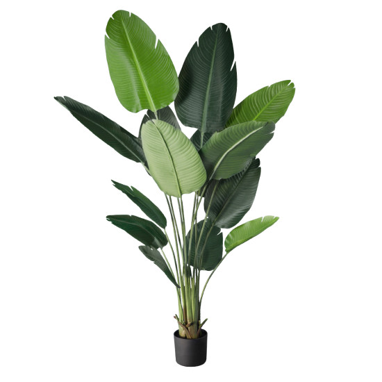 GloboStar® Artificial Garden STRELITZIA 20027 Τεχνητό Διακοσμητικό Φυτό  Στρελίτσια - Πουλί του Παραδείσου Υ200cm