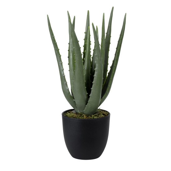 GloboStar® Artificial Garden ALOE 20064 Τεχνητό Διακοσμητικό Φυτό Αλόη Υ38cm