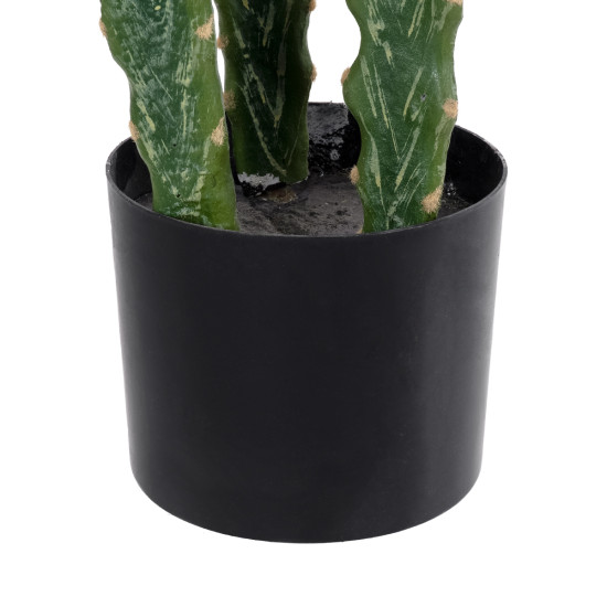 GloboStar® Artificial Garden CEREUS JAMACARU CACTUS 20192 Τεχνητό Διακοσμητικό Φυτό Κάκτος Κηρίος Υ80cm