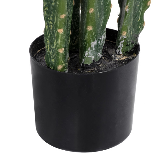 GloboStar® Artificial Garden CEREUS JAMACARU CACTUS 20193 Τεχνητό Διακοσμητικό Φυτό Κάκτος Κηρίος Υ120cm