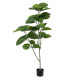 GloboStar® Artificial Garden FICUS RELIGIOSA TREE 20378 Τεχνητό Διακοσμητικό Φυτό Ιερή Συκή Υ150cm