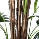 GloboStar® Artificial Garden BROADLEAF LADY PALM TREE 20384 Τεχνητό Διακοσμητικό Φυτό Πλατύφυλλος Φοίνικας Μπαμπού Υ300cm