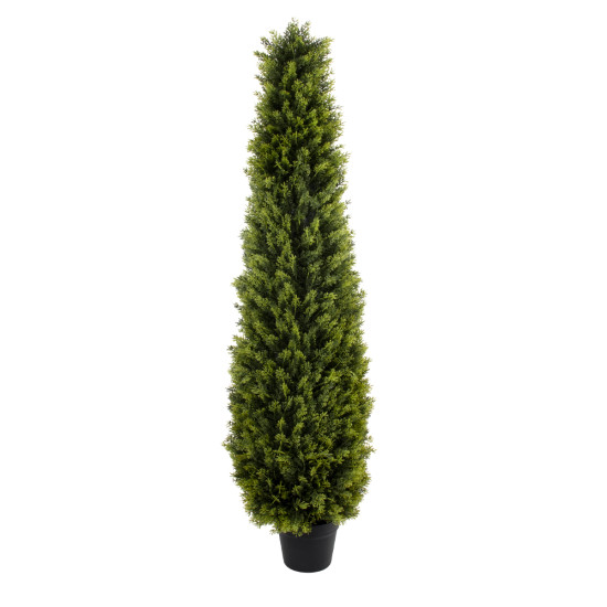 GloboStar® Artificial Garden CYPRESSUS SEMPERVIRENS 20394 Τεχνητό Διακοσμητικό Φυτό Μεσογειακό Κυπαρίσσι Υ120cm