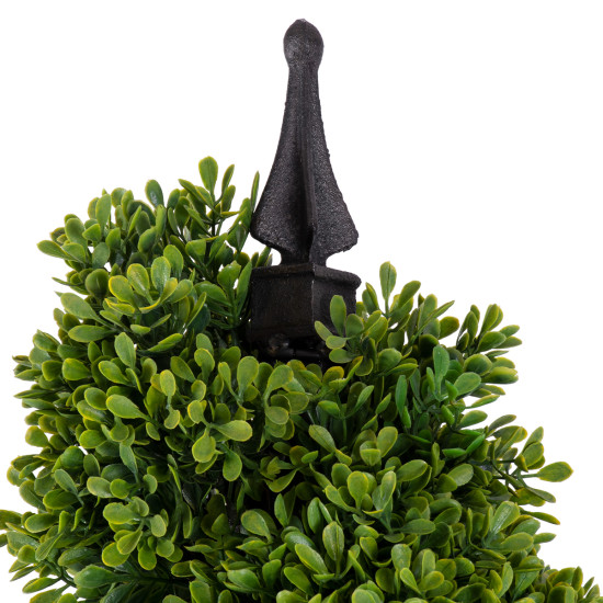 GloboStar® Artificial Garden BUXUS SPIRAL 20402 Τεχνητό Διακοσμητικό Φυτό Σπιράλ Πυξός Υ150cm