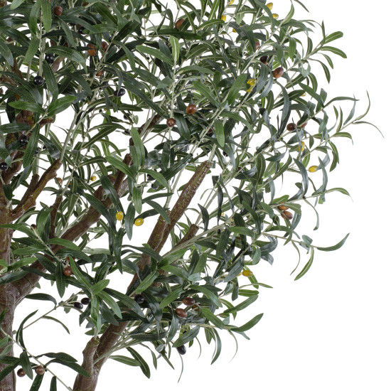 GloboStar® Artificial Garden OLIVE TREE 20425 Τεχνητό Διακοσμητικό Δέντρο Ελιά Υ220cm