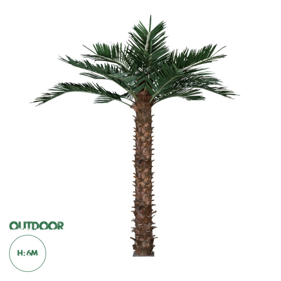 GloboStar® Artificial Garden COCONUT PALM TREE 20436 Τεχνητό Διακοσμητικό Φοινικόδεντρο Κοκοφοίνικας Υ600cm