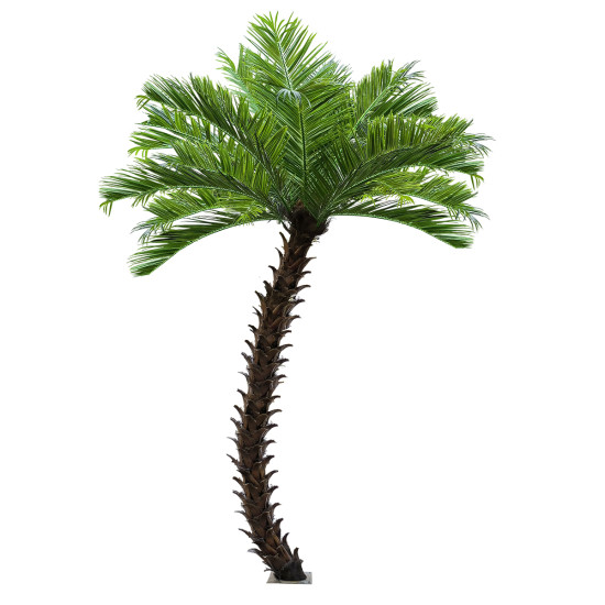 GloboStar® Artificial Garden PHOENIX ROEBELENII PALM TREE 20597 Τεχνητό Διακοσμητικό Φυτό Φοινικόδεντρο Ρομπελίνι Εξωτερικού Χώρου IP68 UV Certified Protection Υ600cm