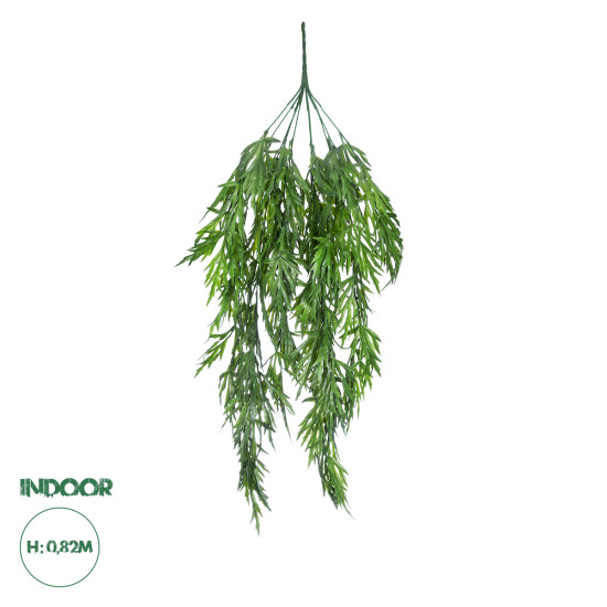 GloboStar® Artificial Garden  CARAWAY HANGING BRANCH 20617 Τεχνητό Κρεμαστό Διακοσμητικό Κρεμαστό κλαδί Κυμινο  Y80cm Σετ 2 τεμαχίων