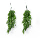 GloboStar® Artificial Garden  CARAWAY HANGING BRANCH 20617 Τεχνητό Κρεμαστό Διακοσμητικό Κρεμαστό κλαδί Κυμινο  Y80cm Σετ 2 τεμαχίων