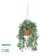 GloboStar® Artificial Garden GOLDEN BELL WILLOW HANGING PLANT 20627 Τεχνητό Κρεμαστό Διακοσμητικό Φυτό Ιτίας  Y80cm