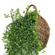 GloboStar® Artificial Garden GOLDEN BELL WILLOW 1 HANGING PLANT 20630 Κρεμαστό Τεχνητό Διακοσμητικό Φυτό Ιτίας  Y110cm