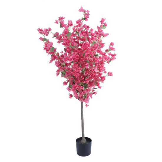 GloboStar® Artificial Garden BOUGAUVILLEA 20664 Τεχνητό Διακοσμητικό Φυτό με Ανθη Μπουκανβίλιας Φουξ Υ150cm