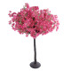 GloboStar® Artificial Garden BOUGAUVILLEA 20669 Τεχνητό Διακοσμητικό Δέντρο με Ανθη Μπουκανβίλιας Φουξ Υ150cm