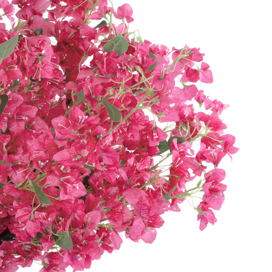 GloboStar® Artificial Garden BOUGAUVILLEA 20669 Τεχνητό Διακοσμητικό Δέντρο με Ανθη Μπουκανβίλιας Φουξ Υ150cm