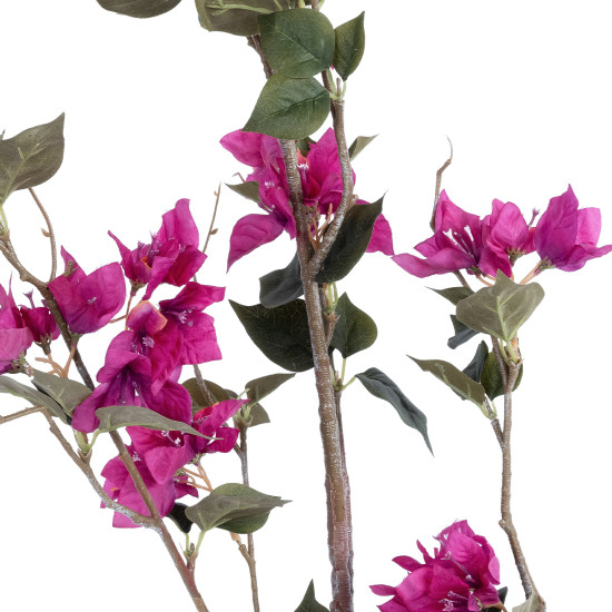 GloboStar® Artificial Garden BOUGAUVILLEA 20673 Τεχνητό Διακοσμητικό Φυτό με Ανθη Μπουκανβίλιας Φουξ Υ90cm