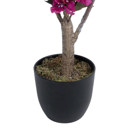 GloboStar® Artificial Garden BOUGAUVILLEA 20673 Τεχνητό Διακοσμητικό Φυτό με Ανθη Μπουκανβίλιας Φουξ Υ90cm