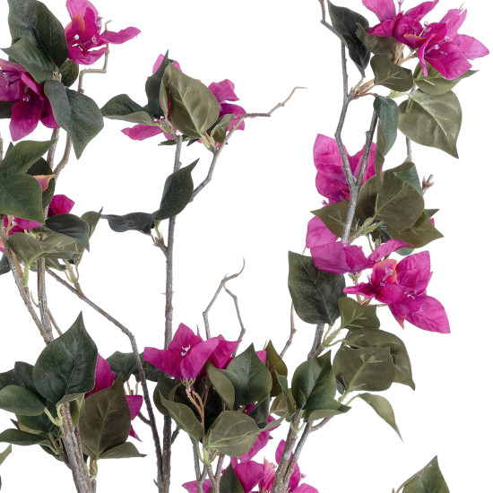 GloboStar® Artificial Garden BOUGAUVILLEA 20674 Τεχνητό Διακοσμητικό Φυτό με Ανθη Μπουκανβίλιας Φουξ Υ120cm