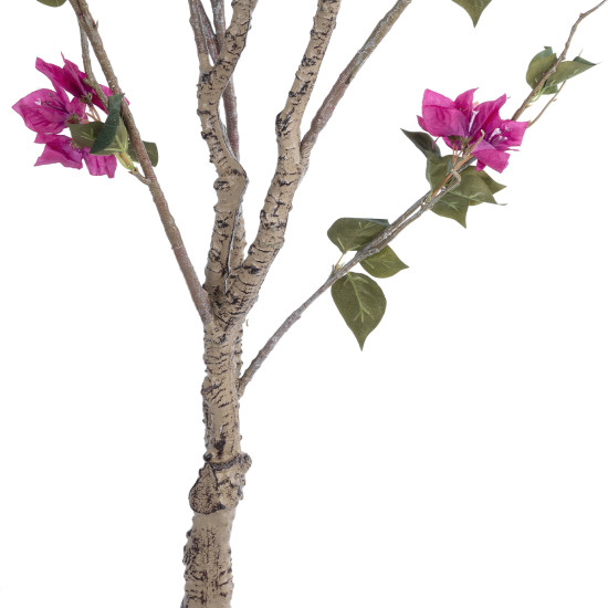 GloboStar® Artificial Garden BOUGAUVILLEA 20676 Τεχνητό Διακοσμητικό Φυτό με Ανθη Μπουκανβίλιας Φουξ Υ180cm